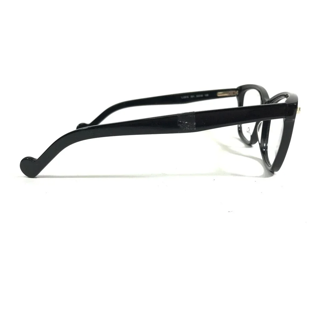 Liu Jo LJ2616 001 Eyeglasses Frames Polished Black Cat Eye Full Rim 52-16-135